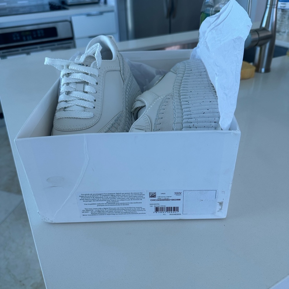 Chloe White Platform Sneakers - Picture 5 of 6
